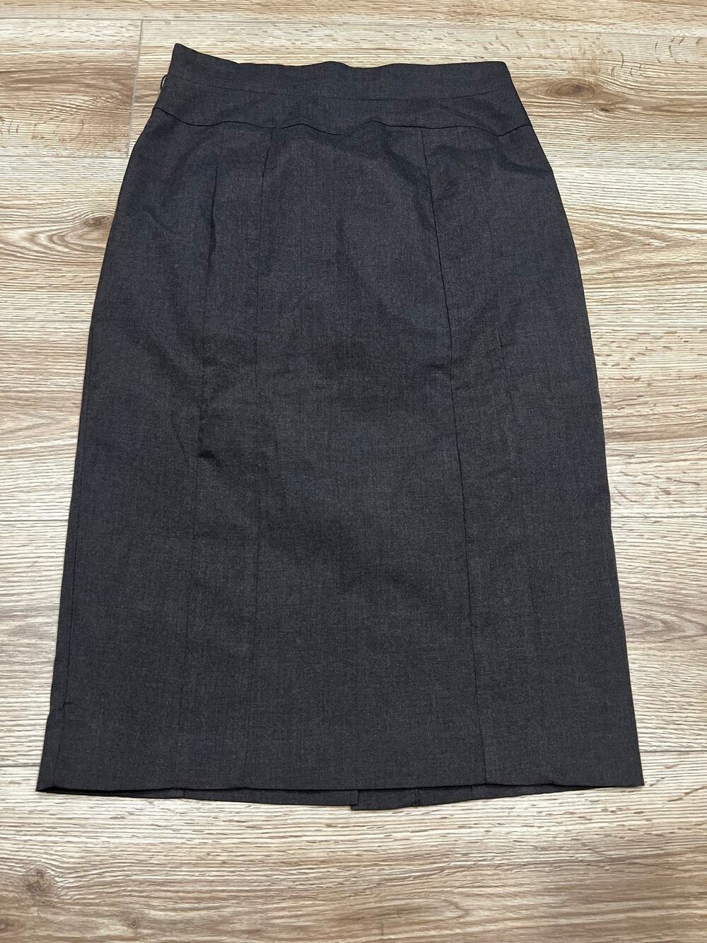Worthington Girls Skirt Size 8T Brown Pleated (A95)